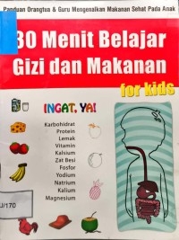 Image of 30 Menit Belajar Gizi dan Makanan for Kids