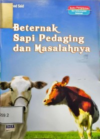 Image of Beternak Sapi Pedaging dan Masalahnya