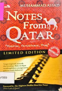 Image of Notes From Qatar - Limited Edition